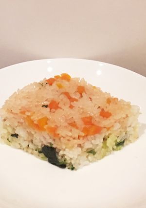 １歳 菱餅風ご飯 簡単 ひなまつり-レシピのメイン写真