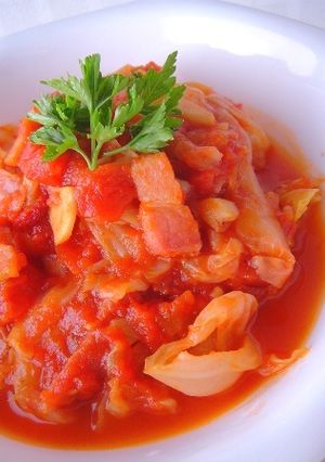 キャベツのトマト煮-レシピのメイン写真