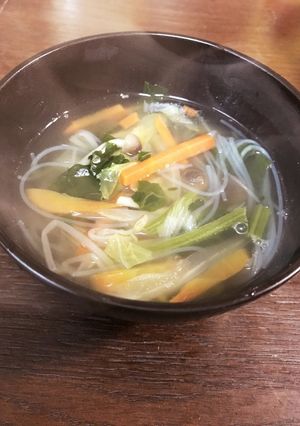具沢山春雨スープ-レシピのメイン写真