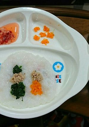 ひな祭りプレート~離乳食8ヶ月~-レシピのメイン写真