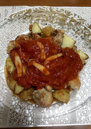 粉チーズがアクセントのポテトチキンソテー-レシピのメイン写真