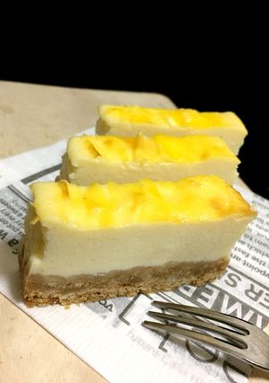限界まで節約！トースターでチーズケーキ-レシピのメイン写真