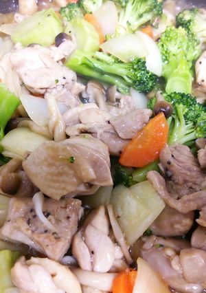 鶏肉とブロッコリー中華炒め とろみ-レシピのメイン写真