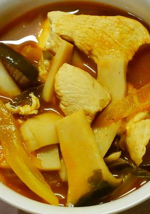 セロリとエリンギ 鶏むね肉のトマト煮風❀-レシピのメイン写真