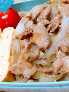 ご飯が進む!!癖になる生姜焼き弁当☆-レシピのメイン写真