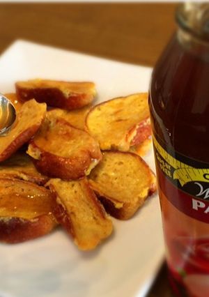 糖質制限！ブランパンでフレンチトースト-レシピのメイン写真
