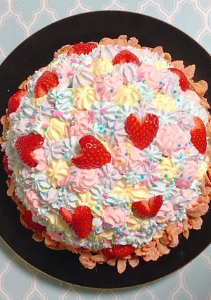 簡単にゆめかわいい♪ドームケーキ♪-レシピのメイン写真
