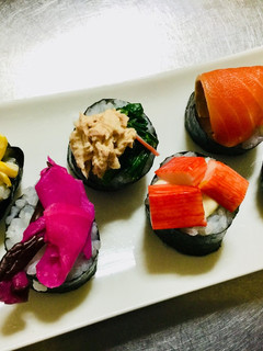 簡単!乗せるだけ手毬寿司!誕生日雛祭りに-レシピのメイン写真