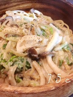 優しい味!◎白菜の豆乳スープパスタ◎-レシピのメイン写真