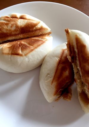肉まんホットサンド♪-レシピのメイン写真