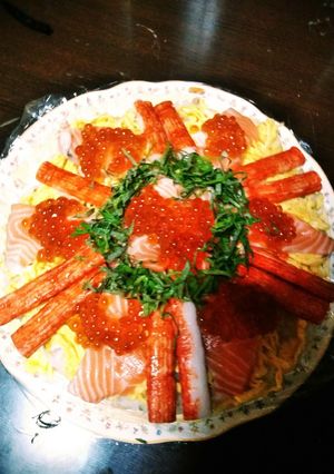 サーモンのケーキ寿司-レシピのメイン写真