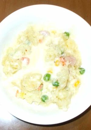 チーズポテトサラダ♪簡単レンジで-レシピのメイン写真