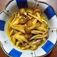 しめじのごまだれぽん酢炒め
