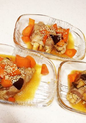 韓国風 豚肉巻き-レシピのメイン写真
