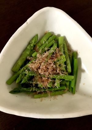 ミニアスパラのおかか醤油-レシピのメイン写真