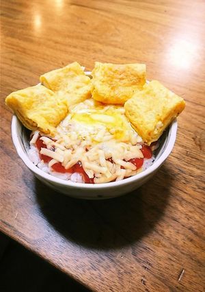 簡単‼️ピザパン風ごはん♪-レシピのメイン写真