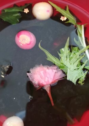 簡単♪出汁不要!桜さく春の澄まし汁-レシピのメイン写真
