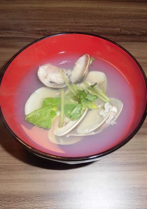 もうすぐ春ですねぇ～♪蛤の潮汁-レシピのメイン写真