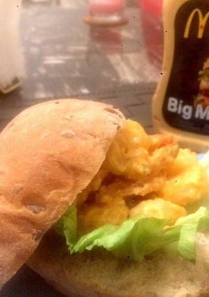 わたしの☆簡単えび天バーガー-レシピのメイン写真