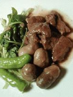 牛肉とフクロ茸の牡蠣油煮込み-レシピのメイン写真