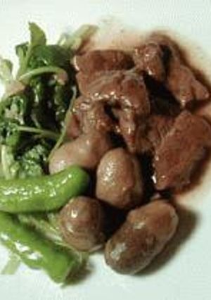 牛肉とフクロ茸の牡蠣油煮込み-レシピのメイン写真