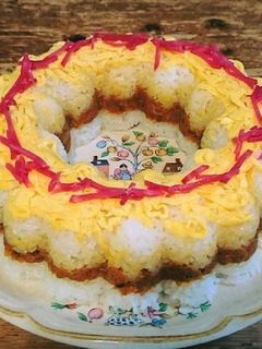 ひな祭り 押し寿司-レシピのメイン写真