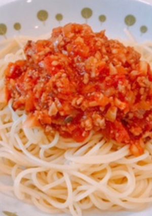 蓮根舞茸干し椎茸入、ボロネーゼパスタ！-レシピのメイン写真