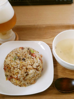 ☆男飯☆024 簡単炒飯と中華スープ-レシピのメイン写真