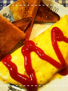 七味で簡単!ピリ辛チーズオムレツ-レシピのメイン写真