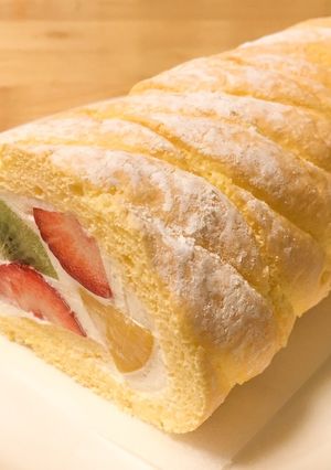 ロールケーキ(ビスキュイ)-レシピのメイン写真