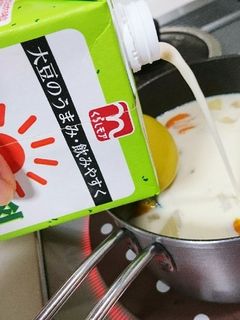 知ってる人は知っている…豆乳の注ぎ方!-レシピのメイン写真