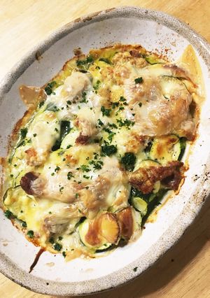豚肉とズッキーニのチーズ焼き-レシピのメイン写真