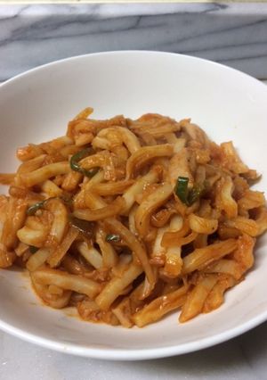 うどんナポリタン風-レシピのメイン写真