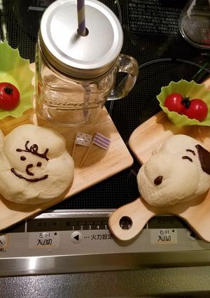 スヌーピーの白パンチョコ-レシピのメイン写真