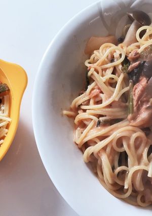 1歳取り分けランチ！ツナトマトパスタ-レシピのメイン写真