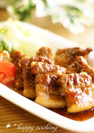 簡単絶品♡豚バラ肉のママレード焼き-レシピのメイン写真