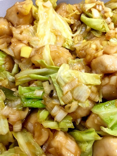 ヘルシー簡単!油淋鶏風野菜炒め!-レシピのメイン写真