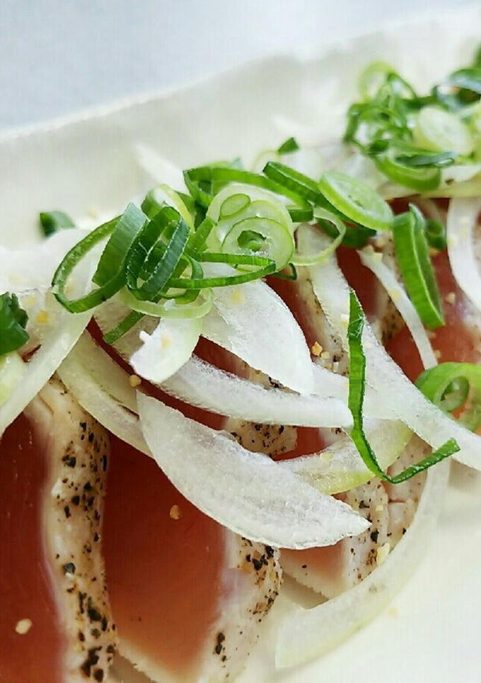 鮪のたたき中華風-レシピのメイン写真
