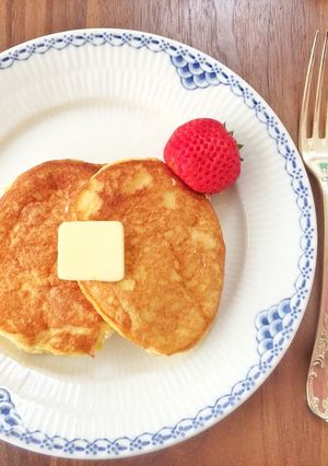 大豆粉の超低糖質ふわふわパンケーキ-レシピのメイン写真
