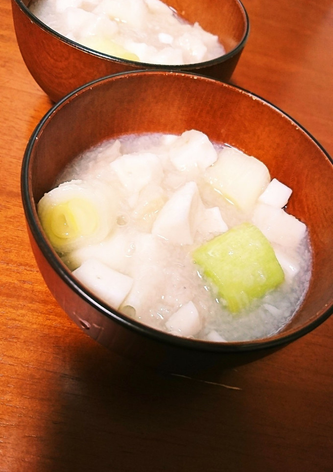 【減量中】ぽかぽか！ネギの蓮根みぞれ煮-レシピのメイン写真