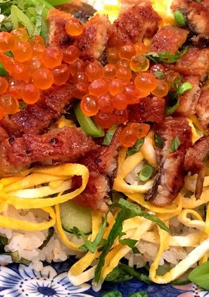 特別な日に、うな玉 ちらし寿し-レシピのメイン写真