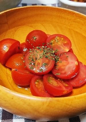 湯むきなし！ミニトマトのハニーマリネ-レシピのメイン写真