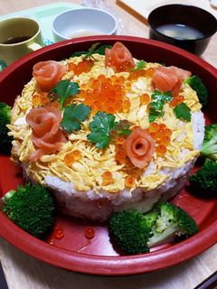 ひなまつり☆ちらし寿司ケーキ-レシピのメイン写真