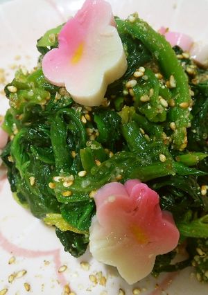 ３分でほうれん草のナムル-レシピのメイン写真