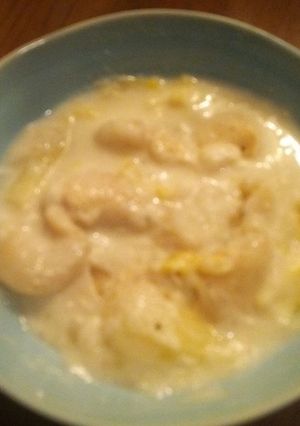 鳥むね肉と白菜のミルク煮-レシピのメイン写真