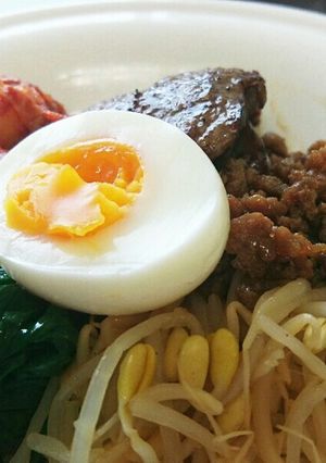 作り置きの簡単肉そぼろで即席ビビンバ-レシピのメイン写真