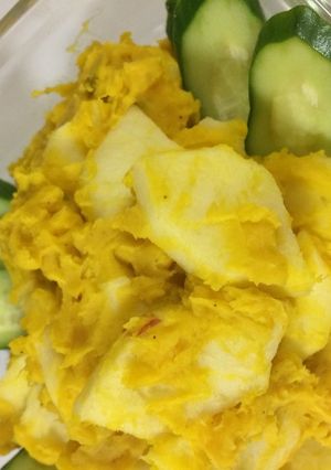 りんごとかぼちゃの黄色いサラダ-レシピのメイン写真