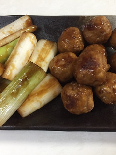 肉団子と長ねぎの照り焼き-レシピのメイン写真