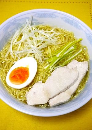 簡単！サラダチキン☆ゆず鶏塩らーめん-レシピのメイン写真