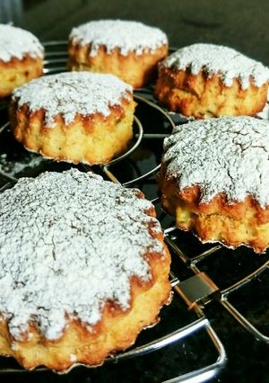 水切りヨーグルトとバナナのスコーン-レシピのメイン写真